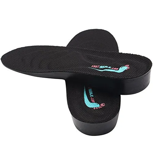 1-Inch Height Increase Shoe Insoles (1" UP (US Women's 5.5-9.5))