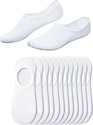 12 Pairs of No Show Socks for Women - Low Cut, Breathable, Casual, Non-Slip