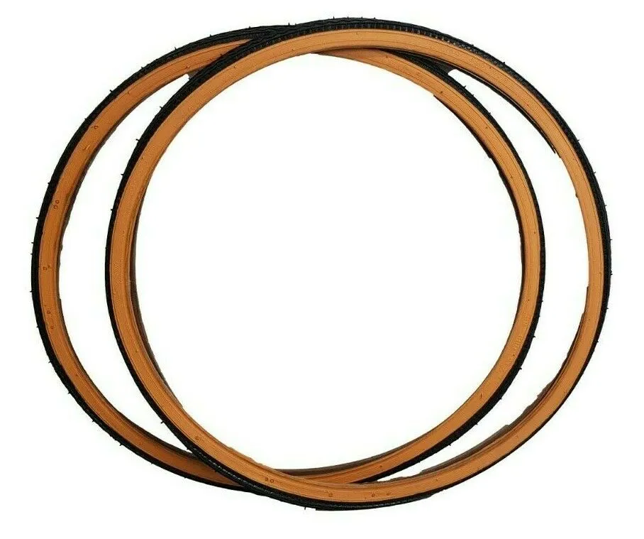 27 x 1 1/4 (32 - 630) Racing Zig Zag Semi Slick Amberwall Road Bike Tyre Or Tube