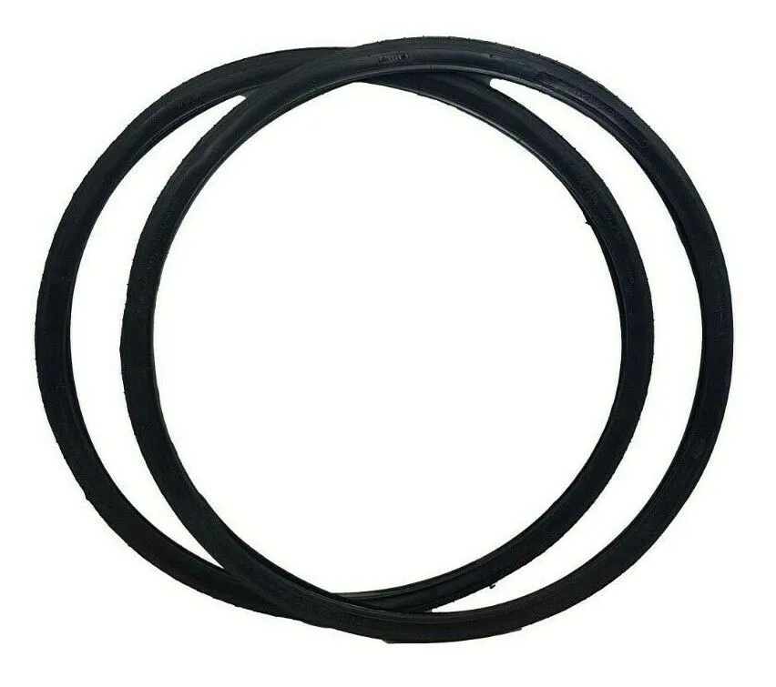 27 x 1 1/4 (32 - 630) Traditional Racing Semi Slick Black Road Bike Tyre Or Tube