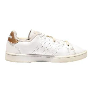 ADIDAS Advantage Sneaker Trainers White Canvas Womens UK 8