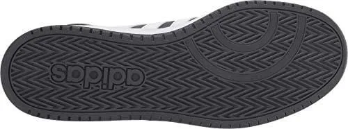 adidas Men's Hoops 2.0 Sneaker, Black, 10 M US