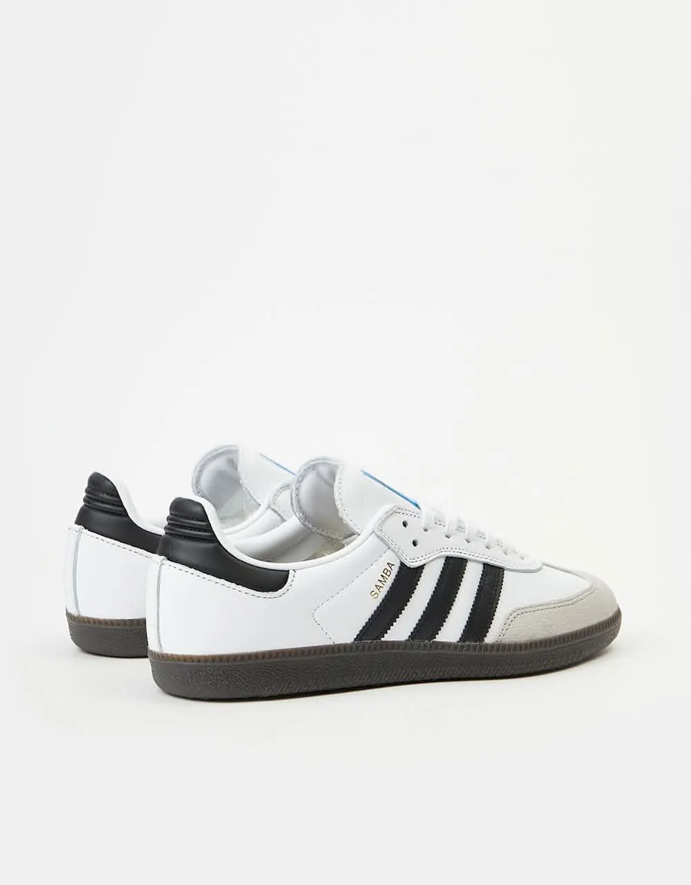 adidas Samba ADV Skate Shoes - White/Core Black/Gum