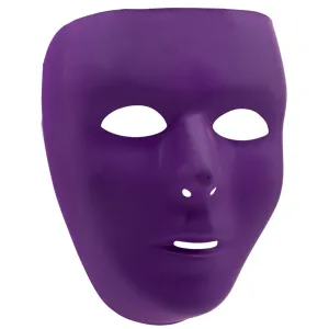 Adult Mask Full Face Purple