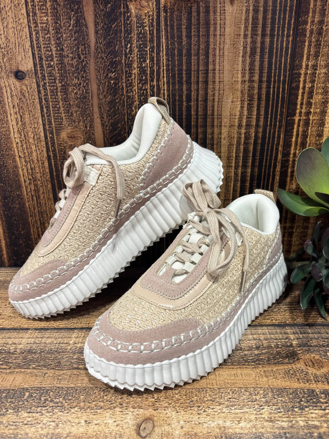 Adventure Beige Sneaker by Corkys