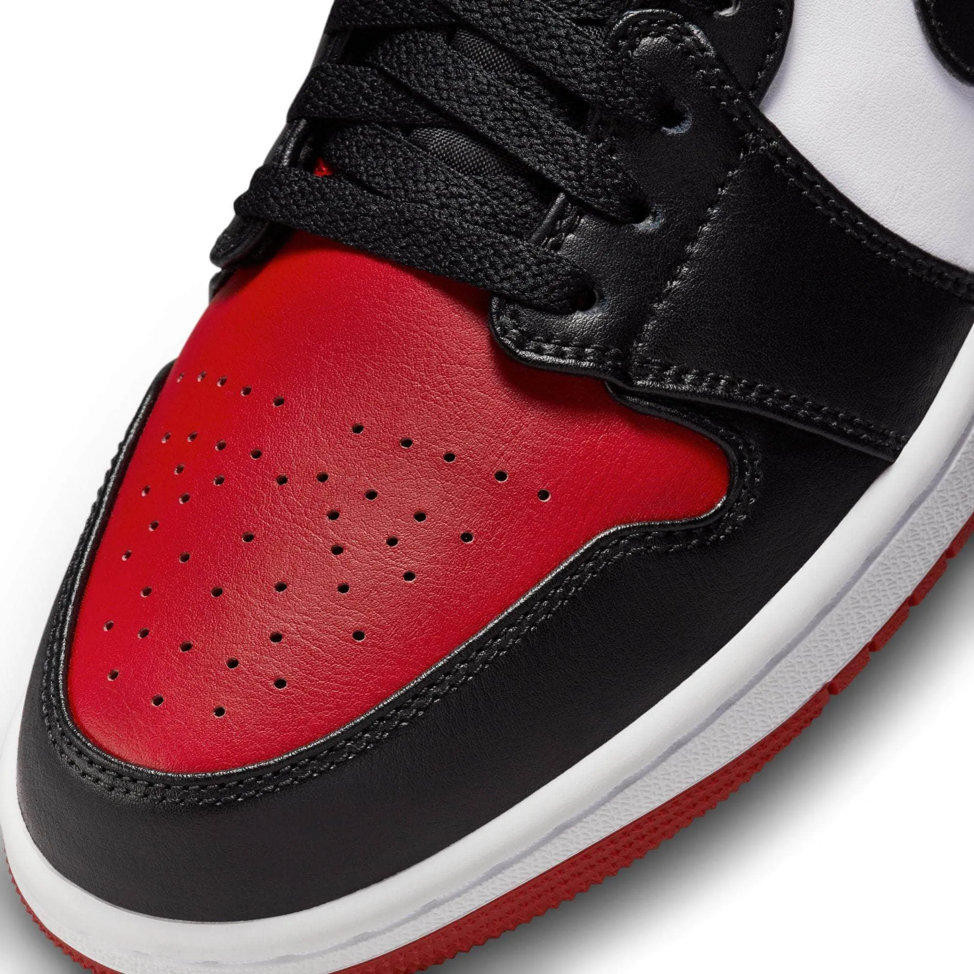 Air Jordan 1 Low "Bred Toe 2.0" - Men's