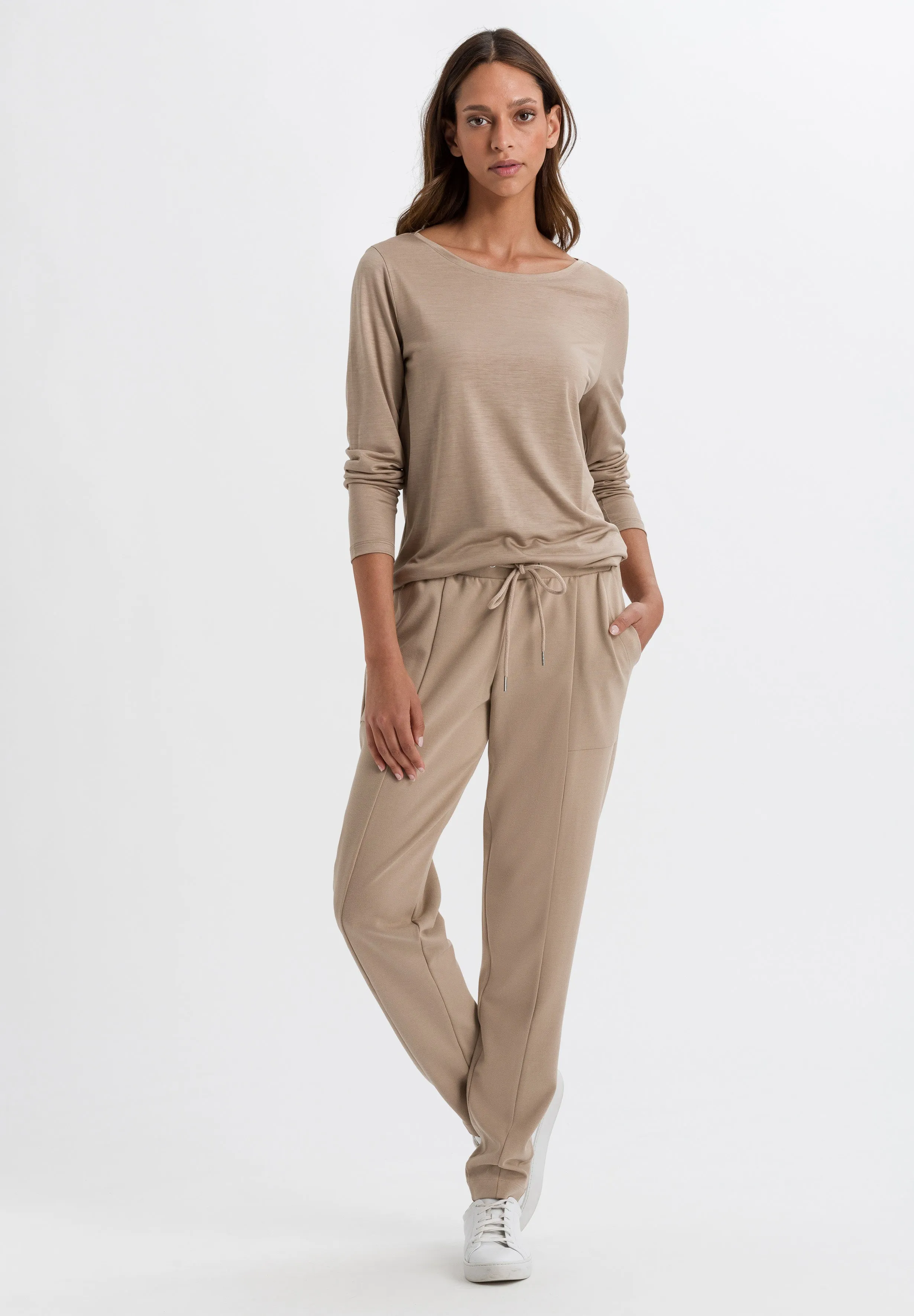 Balance Shirt Relaxed Tencel Top | Mud 78534-2852