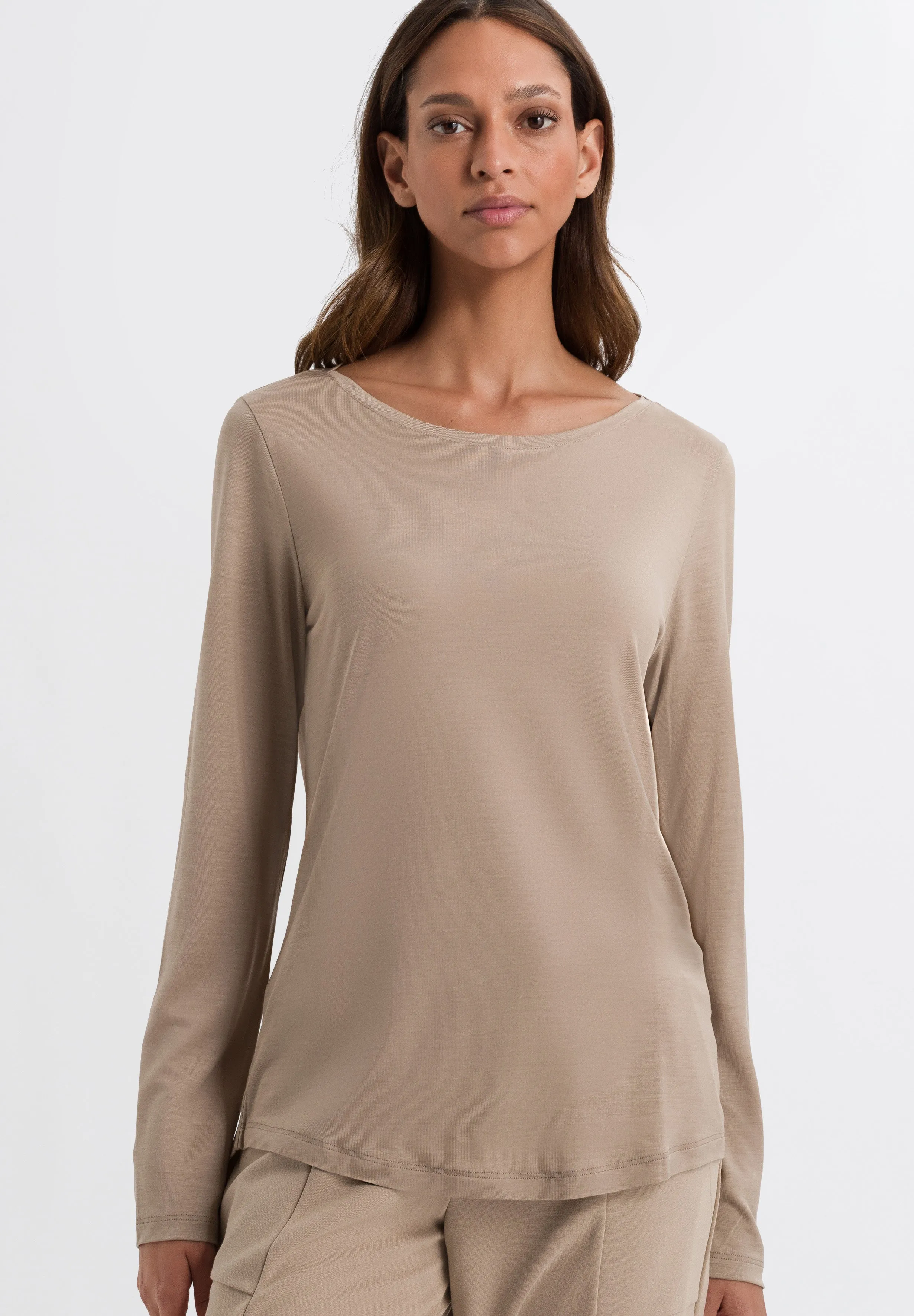 Balance Shirt Relaxed Tencel Top | Mud 78534-2852