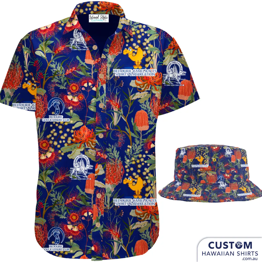 Bedourie Golf & Leisure Club, QLD - Hawaiian Shirts & Hats