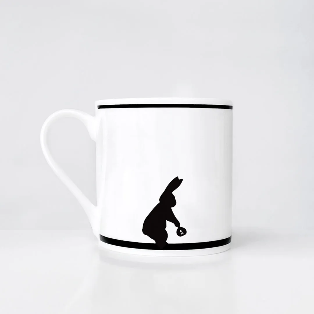 Boxercise Rabbit Mug