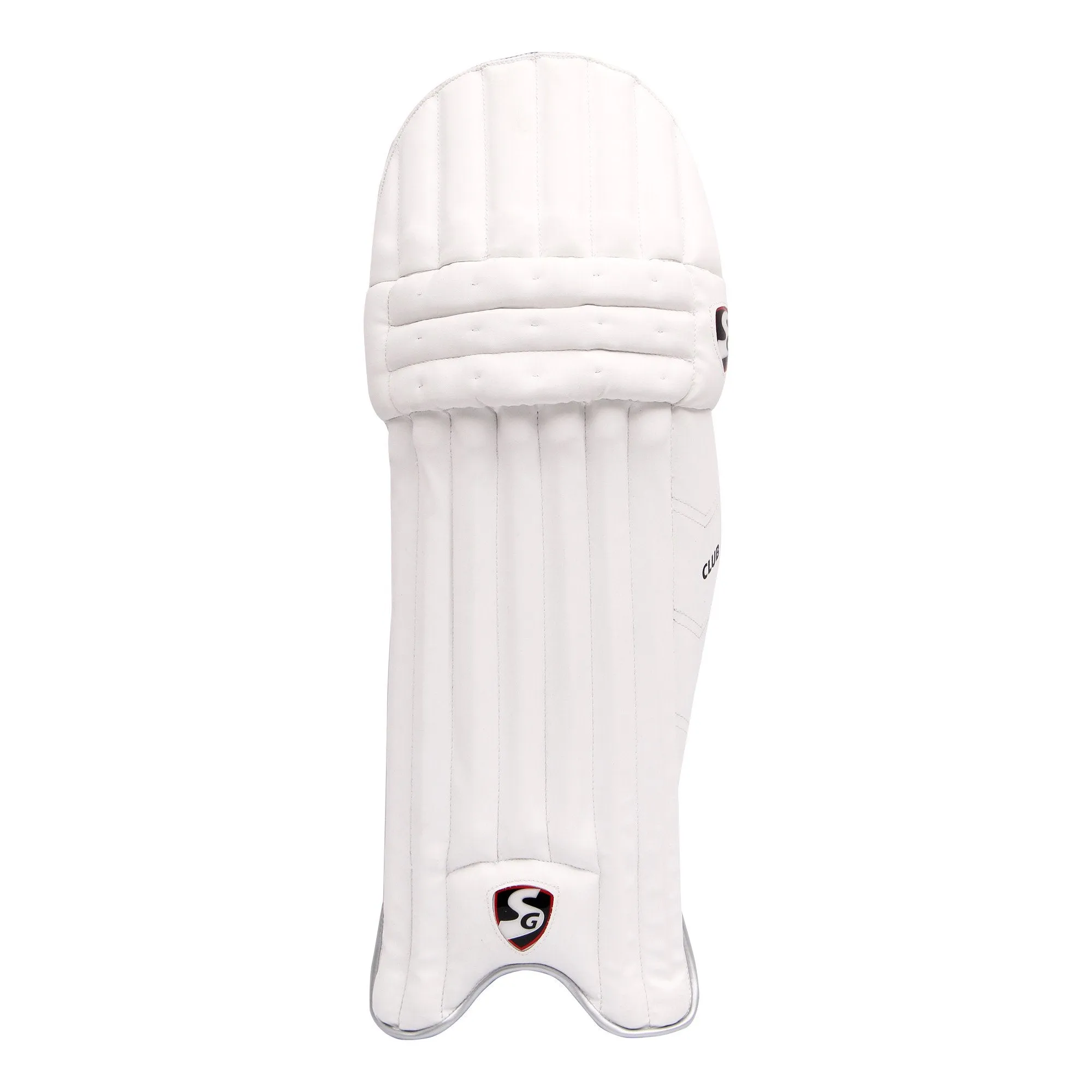 Boy's Club Batting Leg Guards (White/Red)