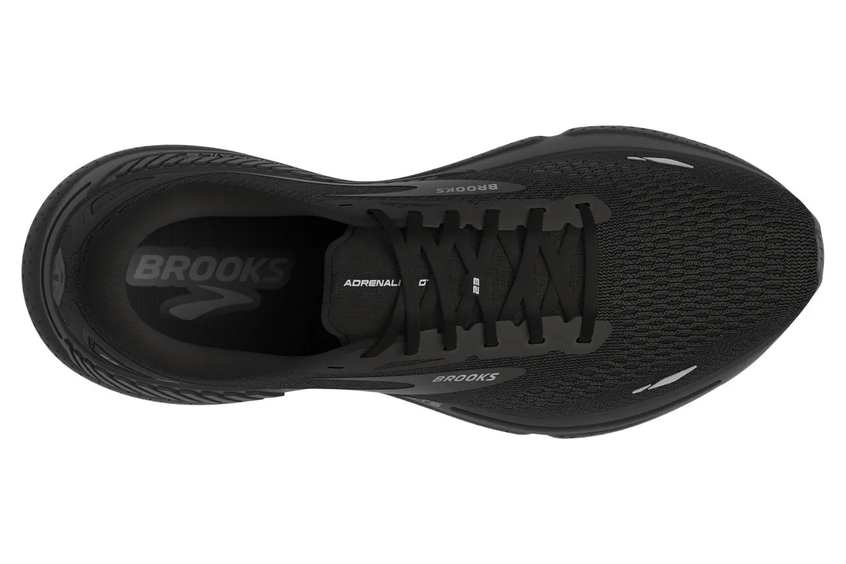 Brooks Adrenaline GTS 23 4E Black/Black/Ebony Mens