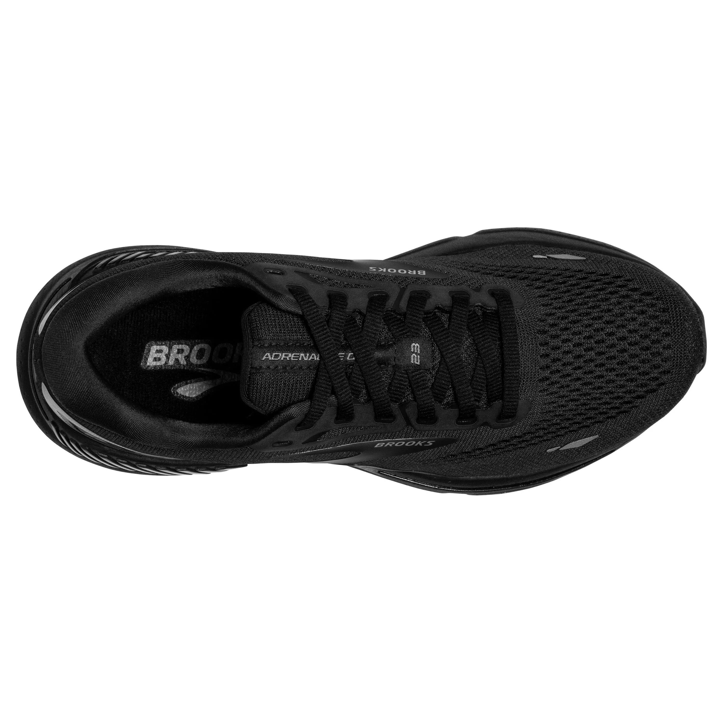 Brooks Mens Trainer Adrenaline GTS 23 Wide Fit Black/Black/Ebony