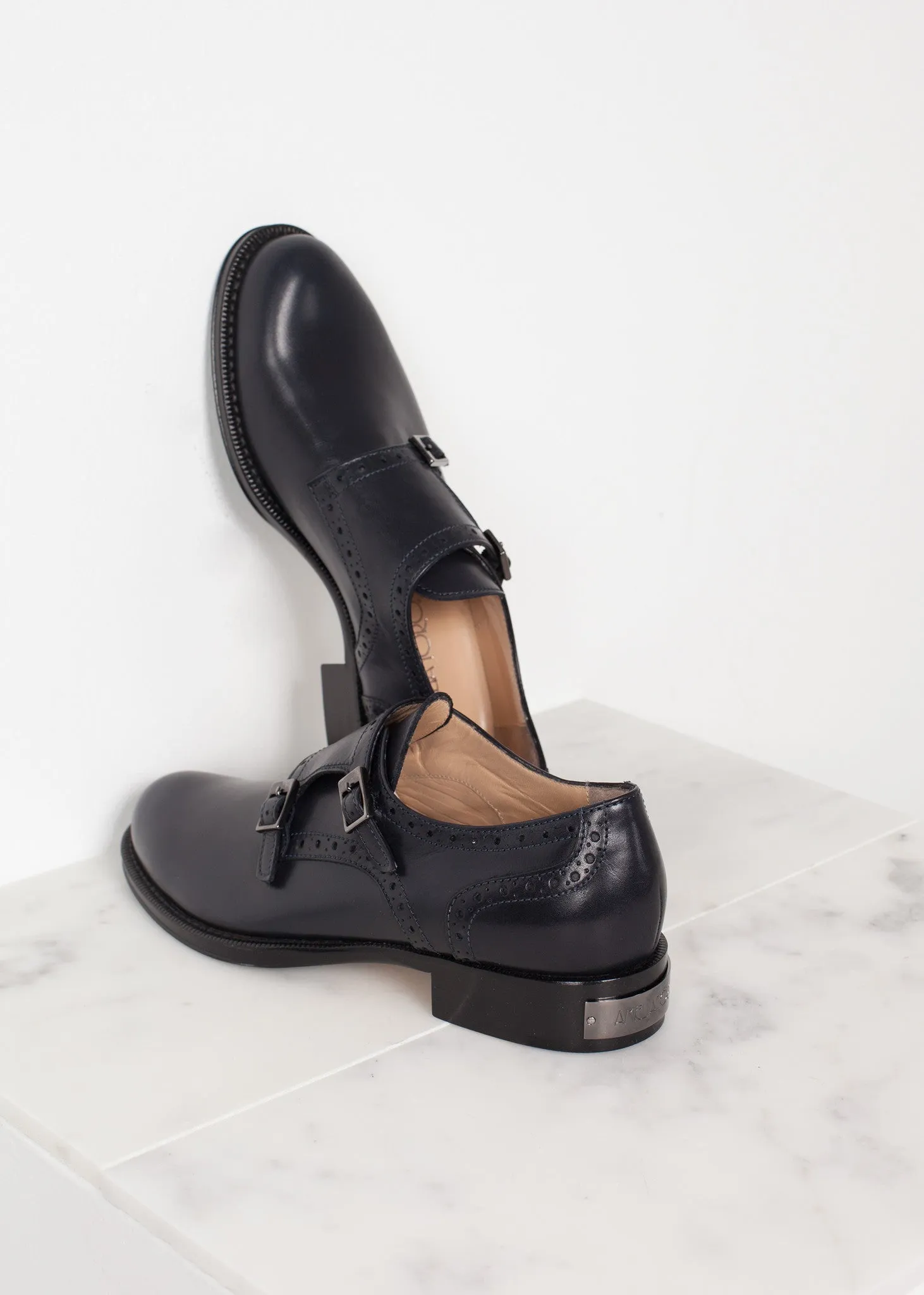 Buckle Shoe in Navy - Fashionable Choice