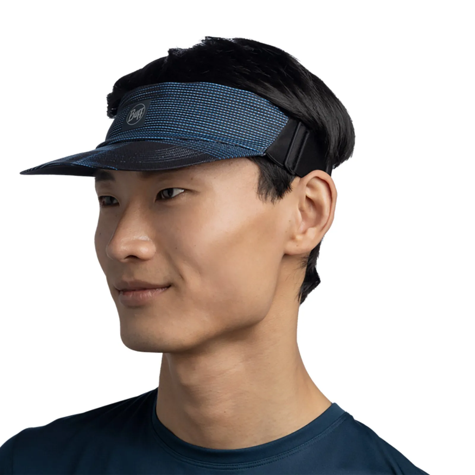Buff Unisex Mens Womens Go Visor Adjustable Running Cap -  Night Blue