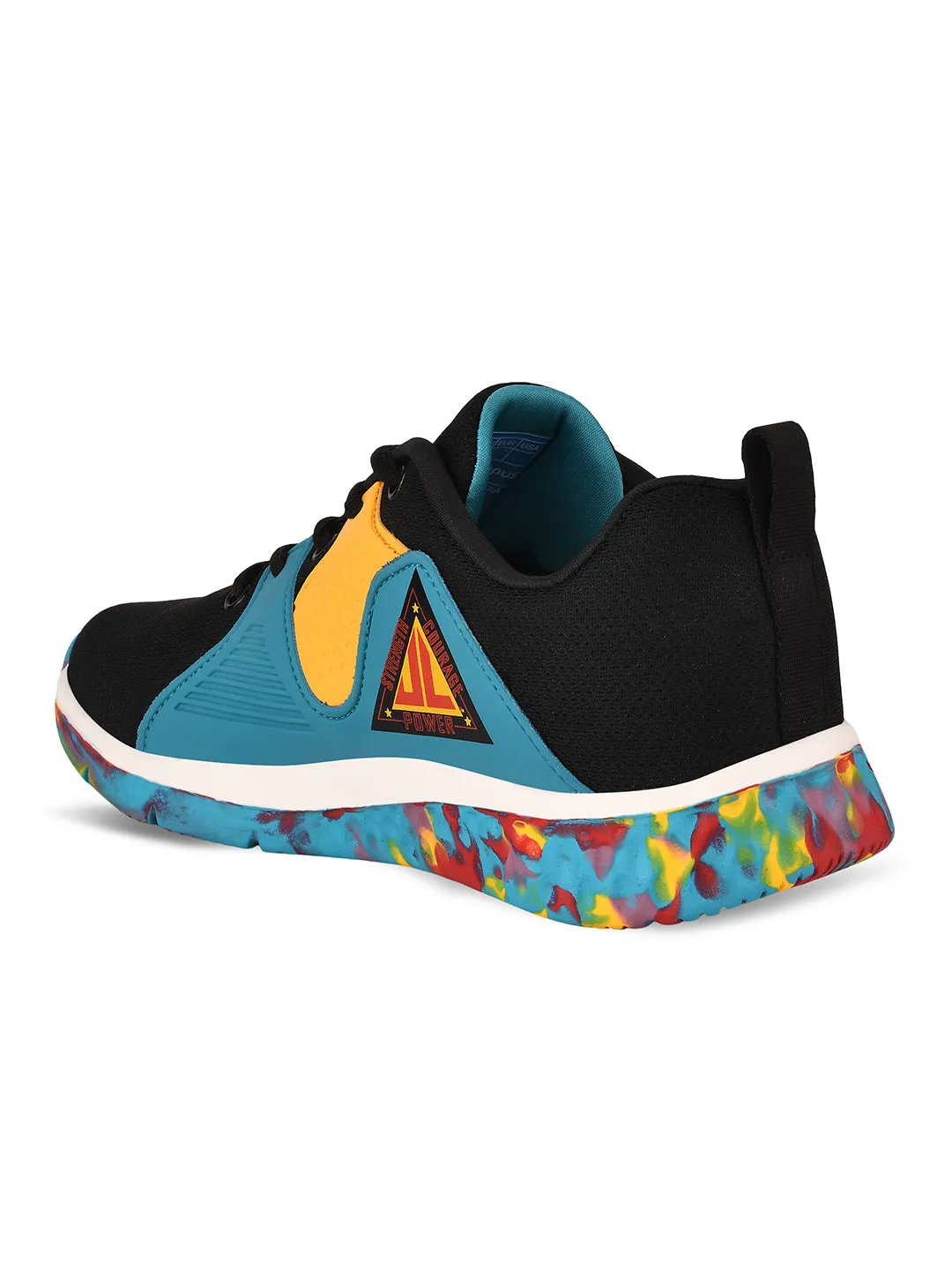 BUNNY K Black Kid's Running Shoes
