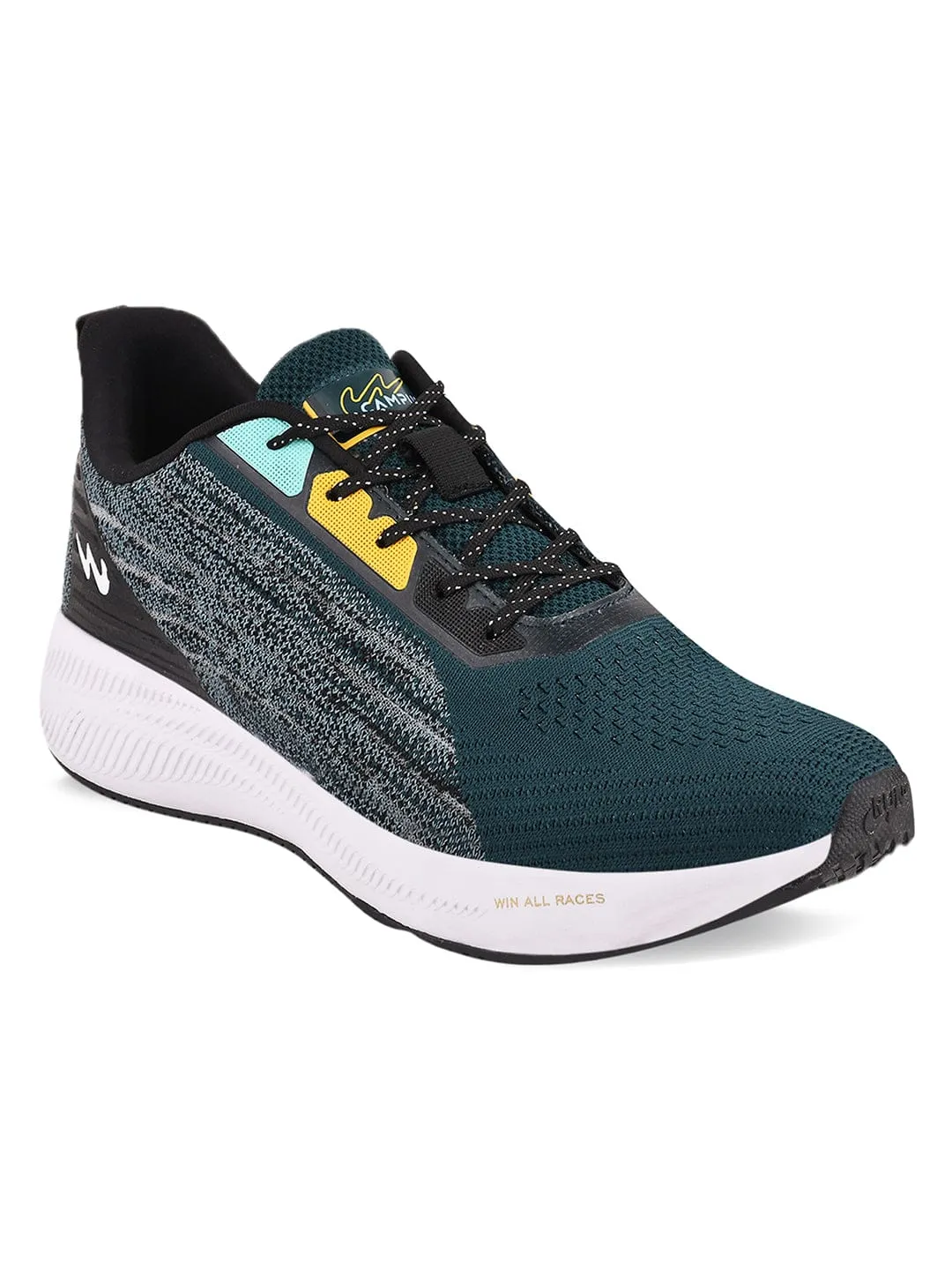 CAMP JASPER Green Men's Running Shoes