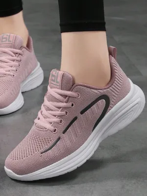 Casual Sports Shoes,Women's lightweight and simple solid color low-top sports shoes