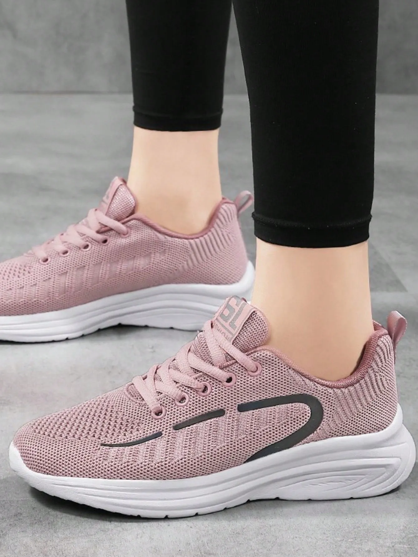 Casual Sports Shoes,Women's lightweight and simple solid color low-top sports shoes