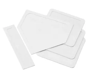 Champion Sports Throwdown Base Set: 5 Youth League Kids Baseball & Softball Rubber Throw Down Bases - Boys & Girls Training & Practice Equipment, White