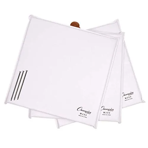 Champion Sports unisex adult Nylon Cover (14" x 14" 1") baseball and softball bases, White, 14 Inch by Inch 1 Inch US