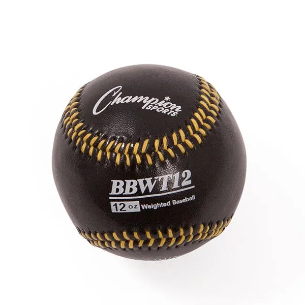 Champion Sports Weighted Training baseballs Set of 9