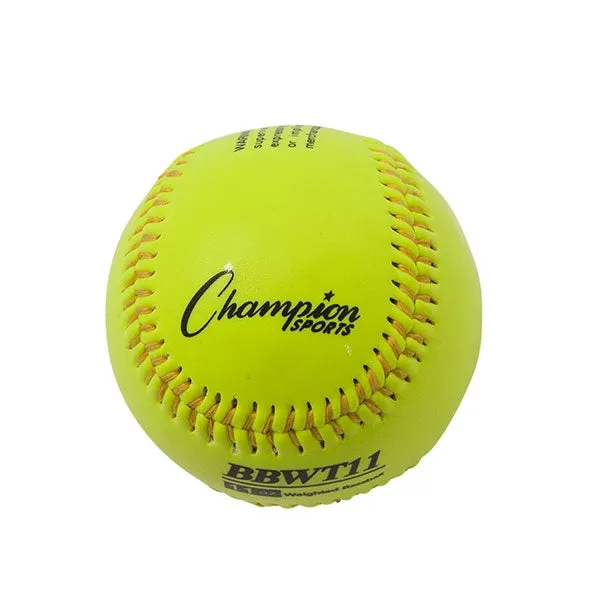 Champion Sports Weighted Training baseballs Set of 9