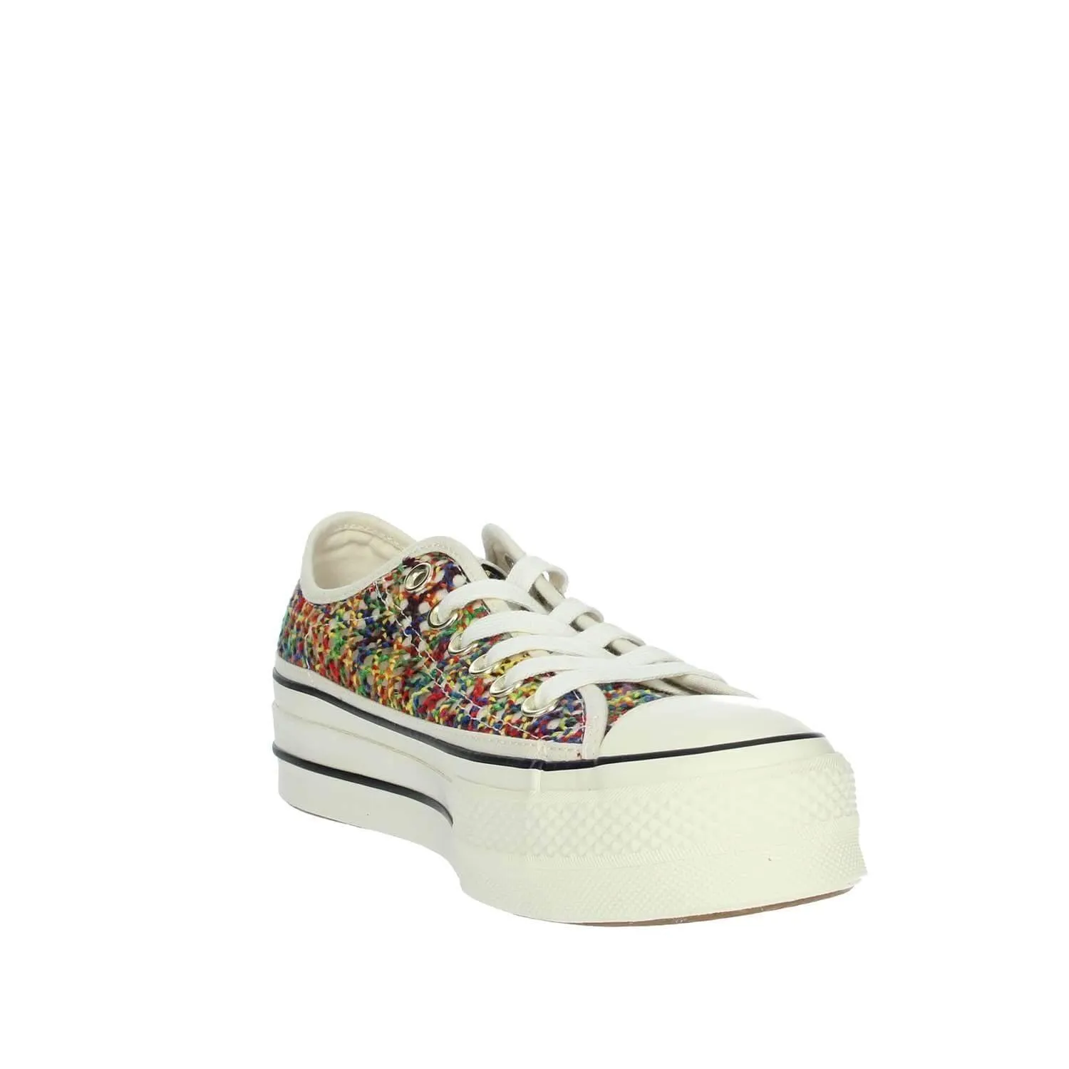Converse Chuck Taylor All Star Ladies Multicolor Platform Sneakers 6