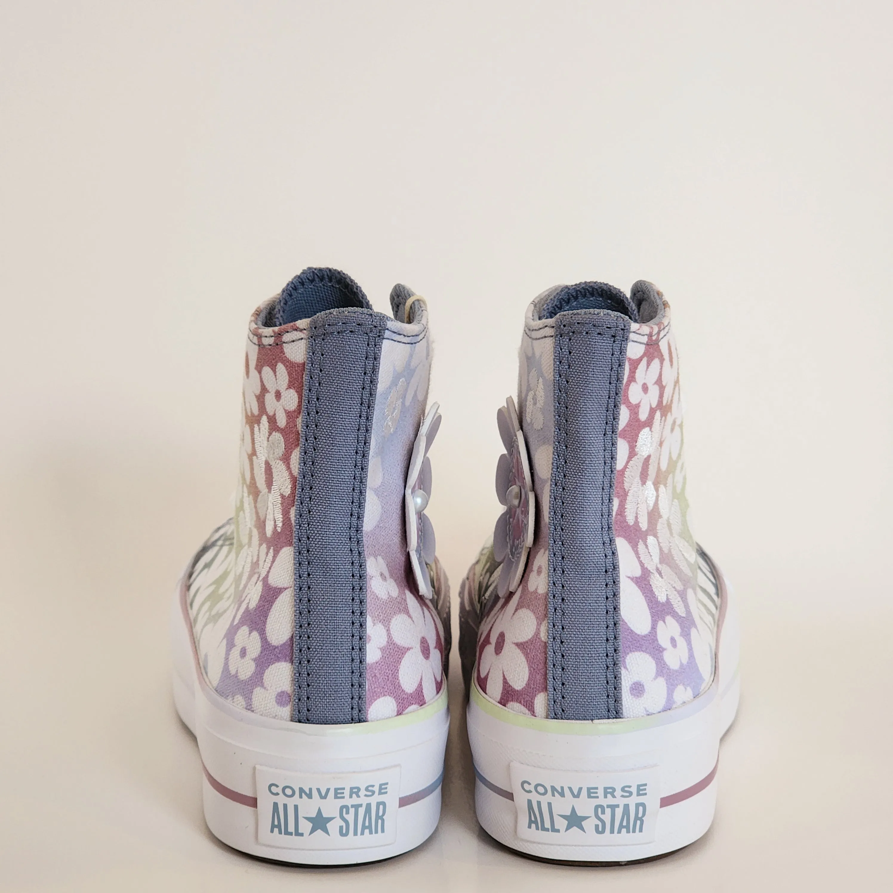 Converse CTAS Lift Hi Gradient Flowers Women's Platform Sneakers A14267C NWT