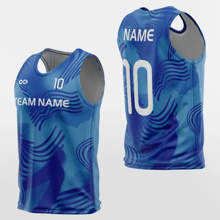 Cool Print - Sport Training Bibs Custom Blue Design Online
