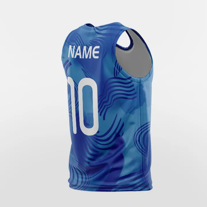 Cool Print - Sport Training Bibs Custom Blue Design Online