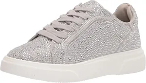 Coop-R Rhinestone Sneakers in Grey Multi