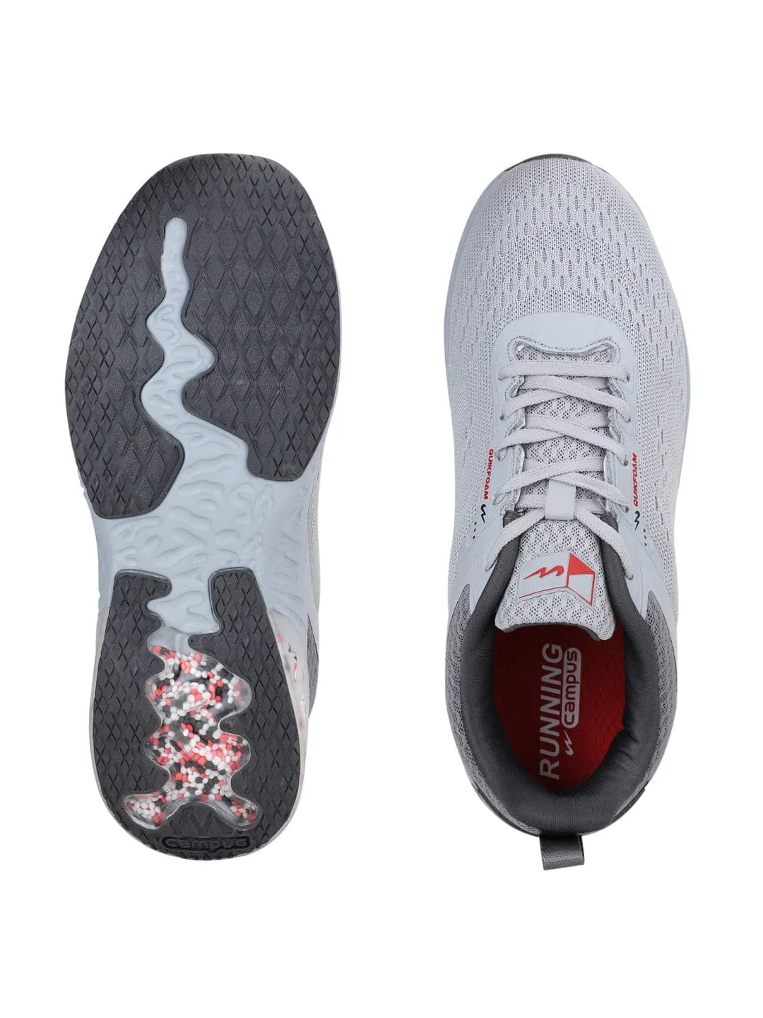CRUZER Grey Men's Running Shoes