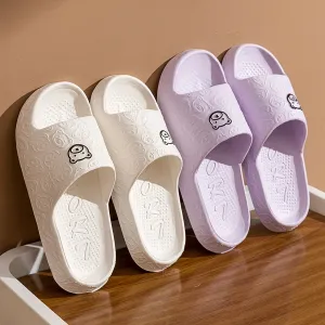 Cute Bear Print Summer Slippers
