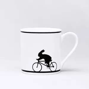 Cycling Rabbit Mug