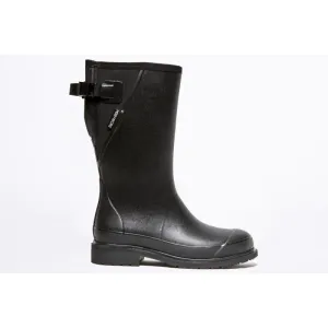 Darcy Mid Calf Gumboots Black & Black