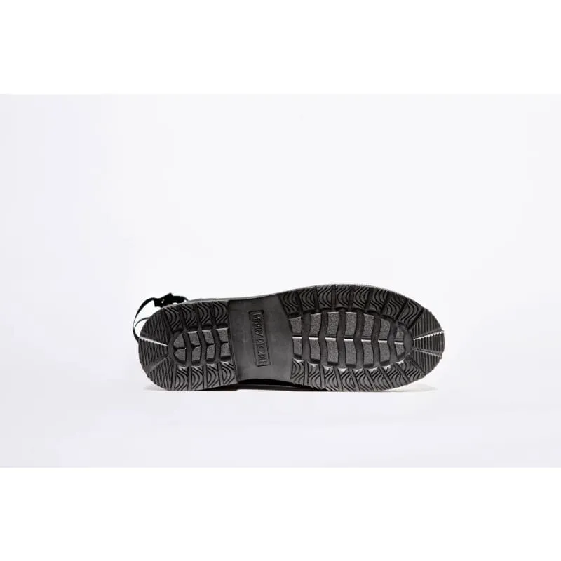 Darcy Mid Calf Gumboots Black & Black