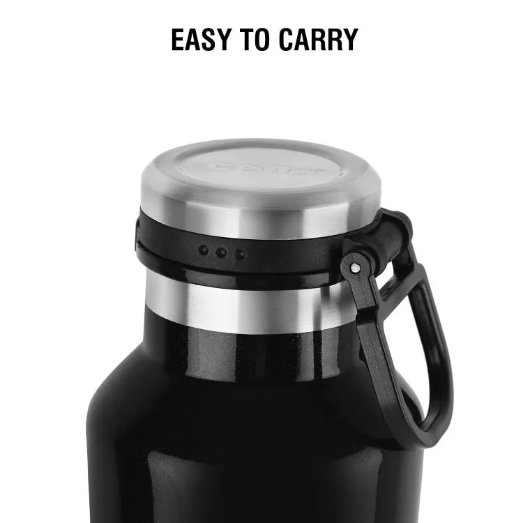 Duro One Touch Flask, Vacusteel Water Bottle 1000ml