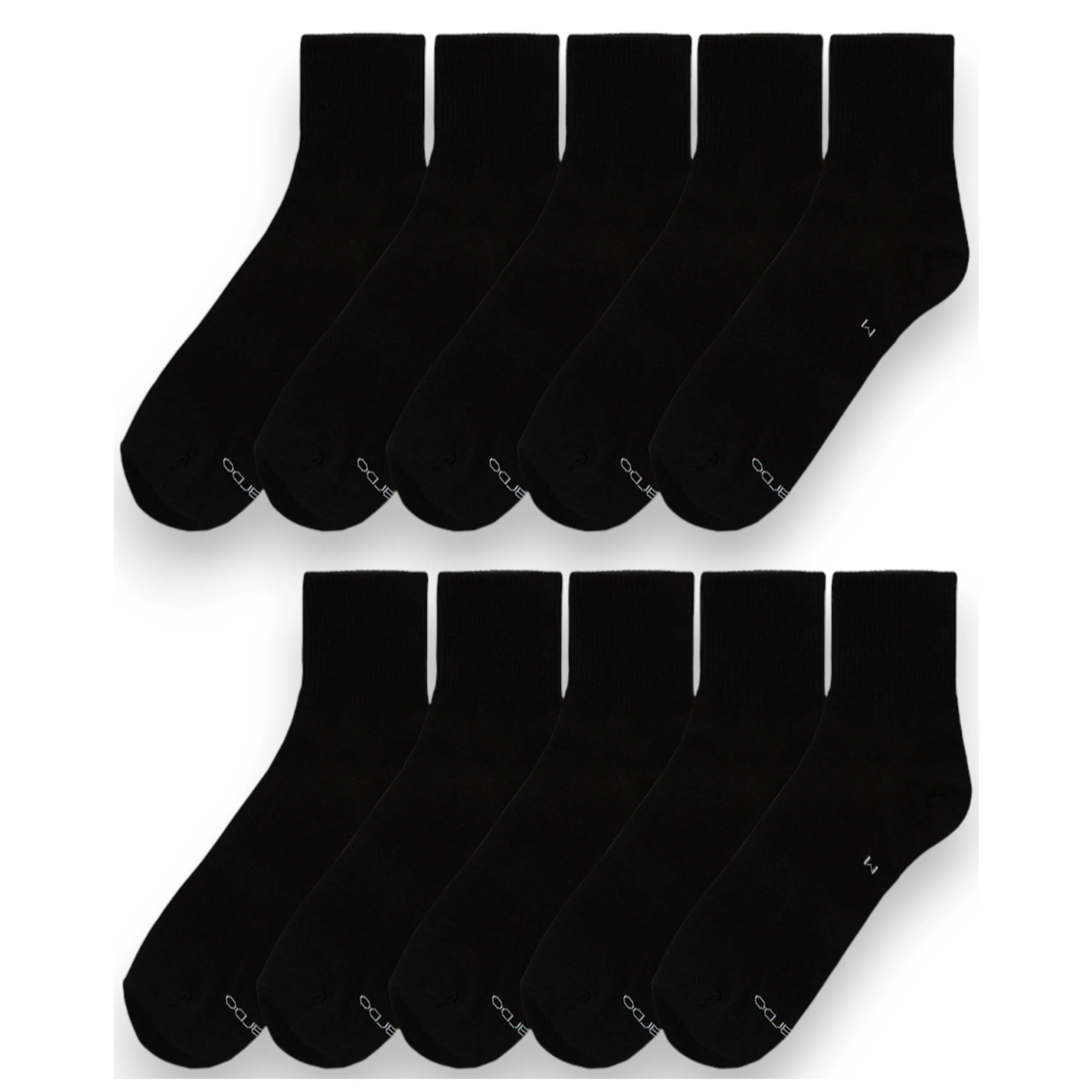 EDUARDO 10 Pairs Men and Women Ankle Socks Casual Cotton Classic Crew Socks Multipack