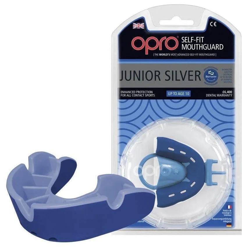 F3424      ~ OPRO SILVER MOUTHGUARD JUNIOR