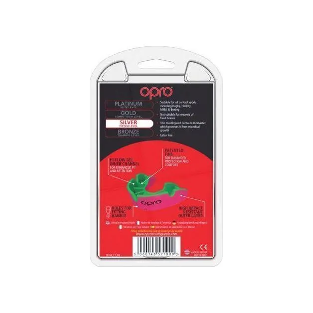 F3424      ~ OPRO SILVER MOUTHGUARD JUNIOR