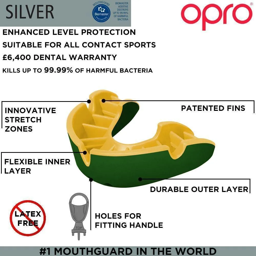 F3424      ~ OPRO SILVER MOUTHGUARD JUNIOR