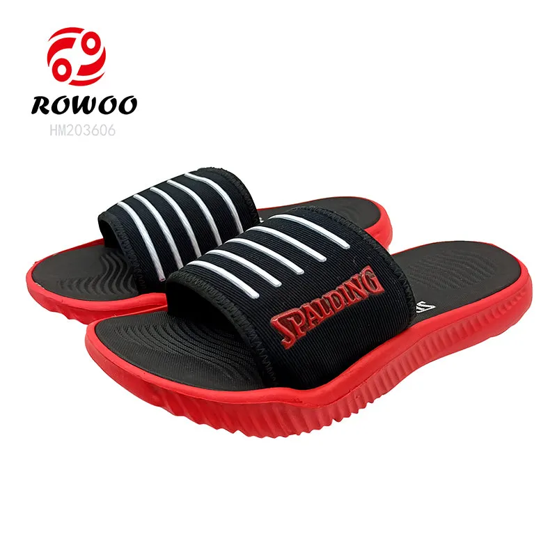 Fashion Men Outdoor Slide Shoes Soft Lightweight EVA Sole Slipper Shoes Customized Logo Sandals