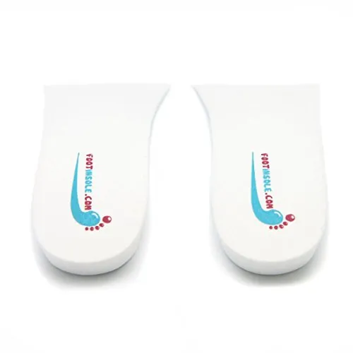 footinsole Height Increase Shoes Insoles Lift Kit 0.8 inches Heels Inserts (White, 2 Pairs)
