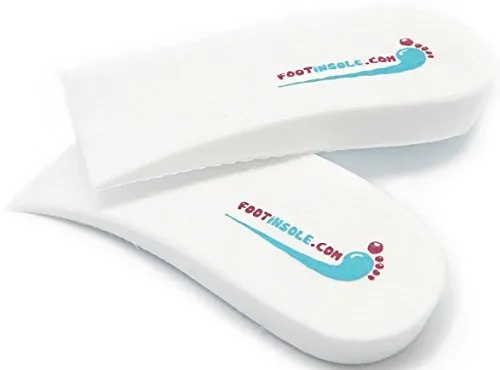 footinsole Height Increase Shoes Insoles Lift Kit 0.8 inches Heels Inserts (White, 2 Pairs)