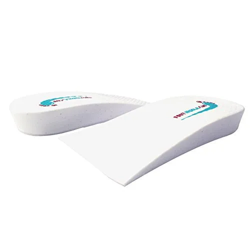 footinsole Height Increase Shoes Insoles Lift Kit 0.8 inches Heels Inserts (White, 2 Pairs)
