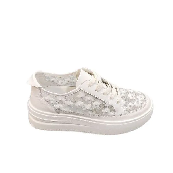 Gelato Newboss Platform Sneakers - White