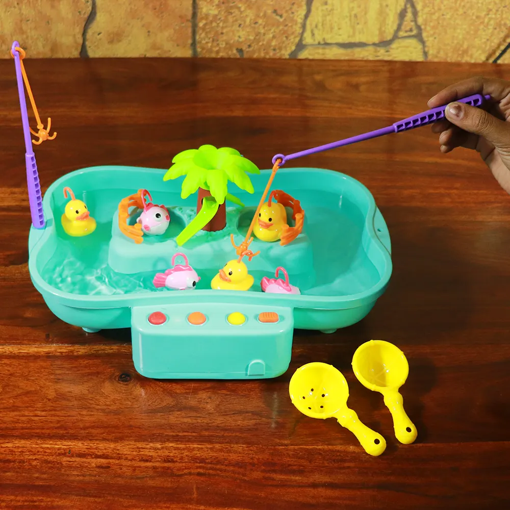 Go Fishing - Fishing Game Play Set For Kids Electronic Toy - Assorted Colour