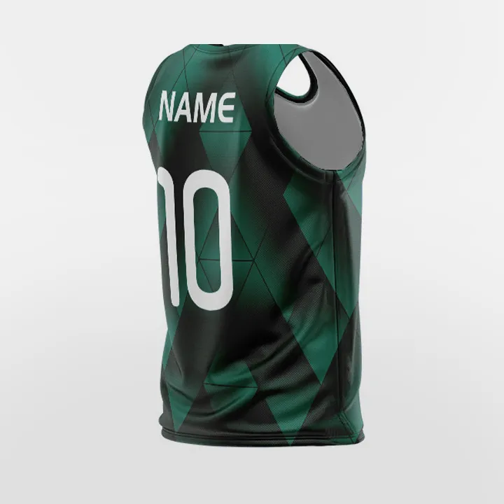 Green Diamond Check - Training Bibs Custom Sublimation Design