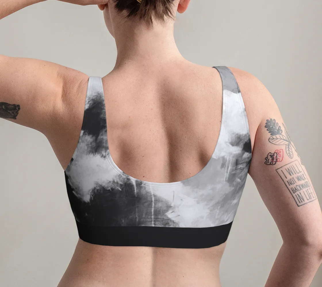 Heather Sports Bra
